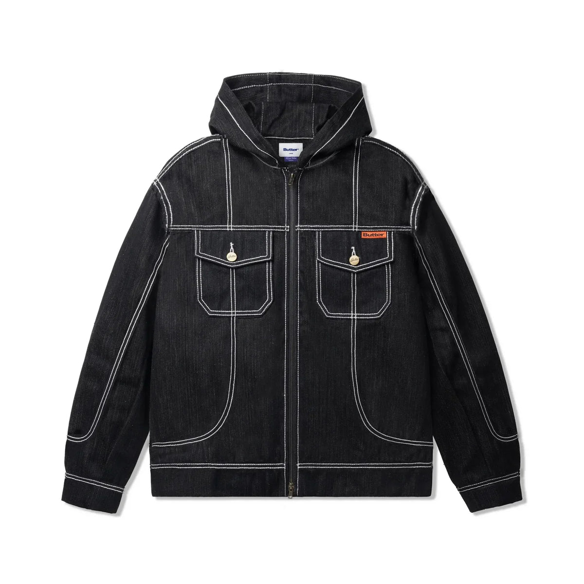Butter Goods Adilson Denim Jacket - Black – byandbyseattle