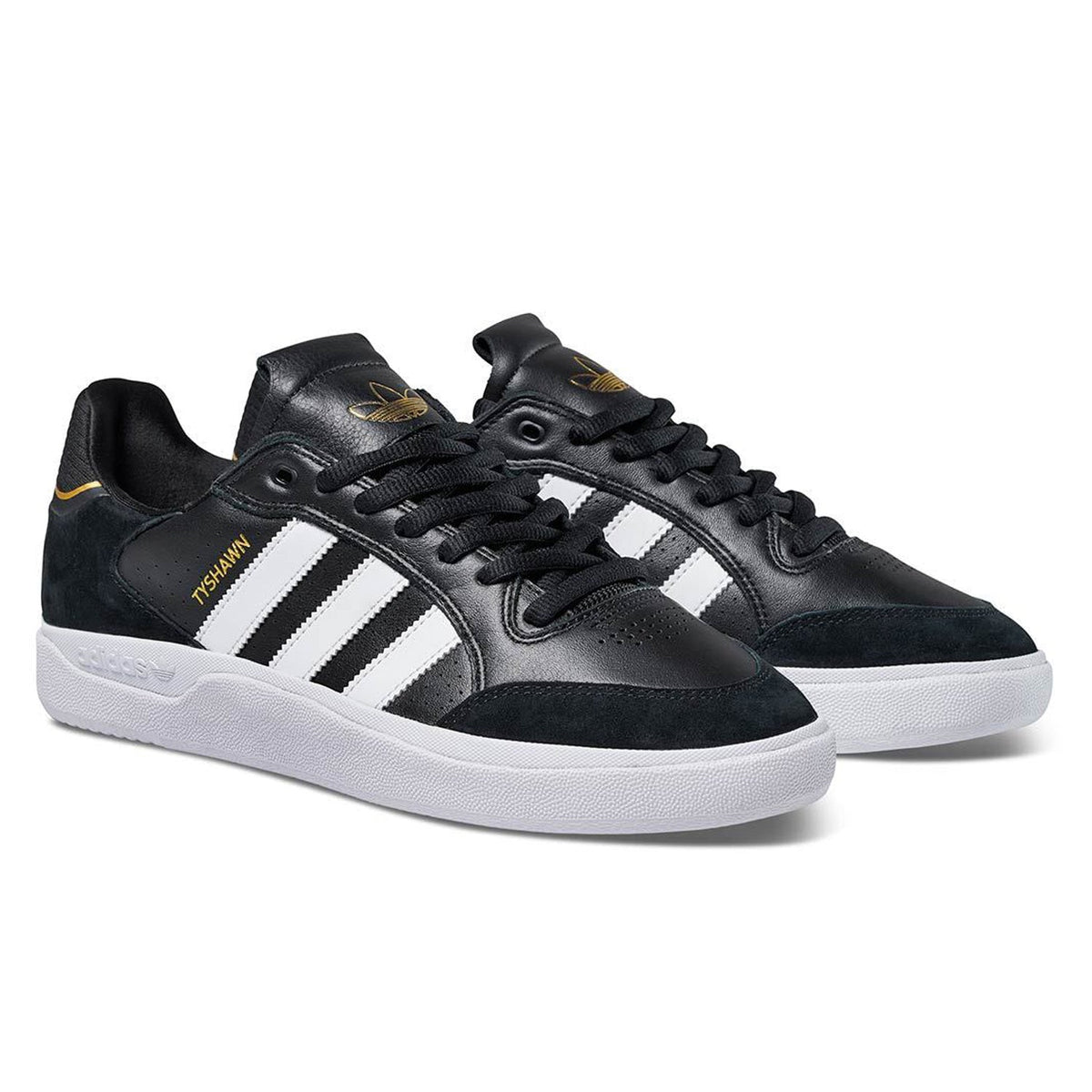Adidas Tyshawn Low - Black / White / Gold â byandbyseattle