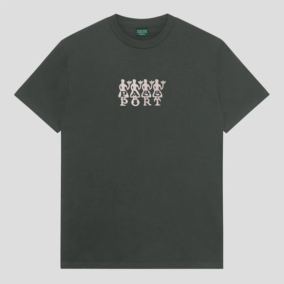 Pass~Port 4 Flowers Organic Cotton Tee - Vintage Black