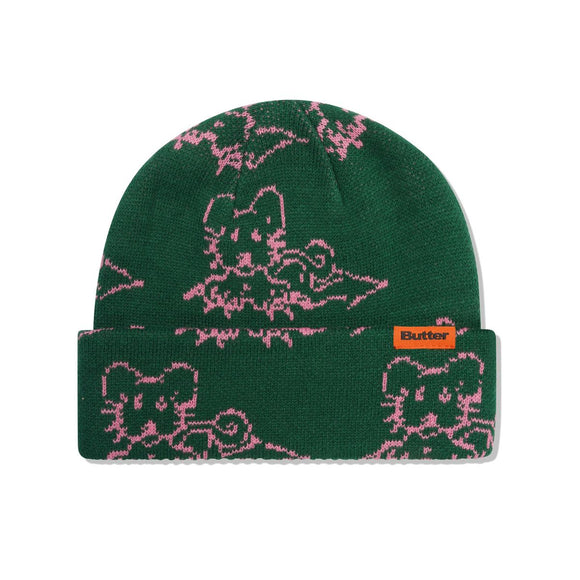 Butter Goods Rat Beanie - Forest