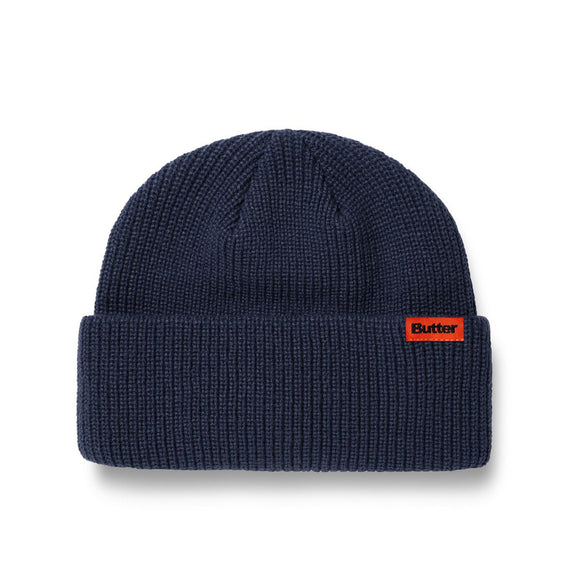 Butter Goods Tall Warfie Beanie - Navy