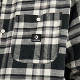 Converse Plaid Button Up Shirt - Black/White