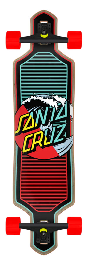 Santa Cruz 9.0in Wave Dot Splice Drop Thru Longboard