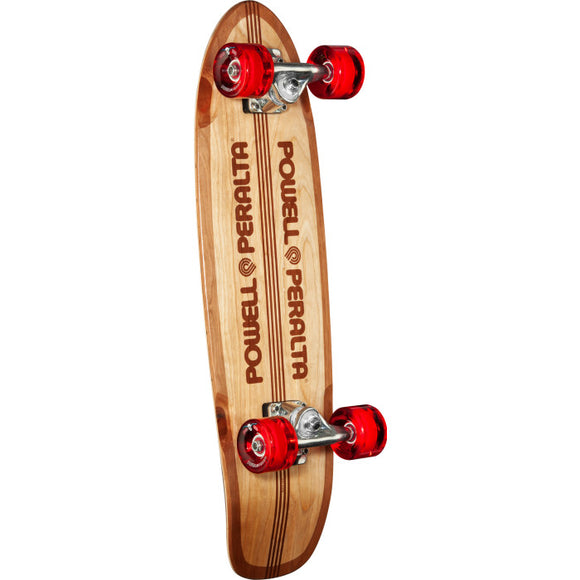 Powell Peralta Sidewalk Surfer Quad Stringer Birch Complete Skateboard - 8.37