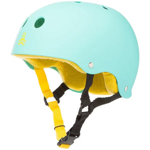 Triple Eight Sweat saver Helmet - Baja Teal/Neon