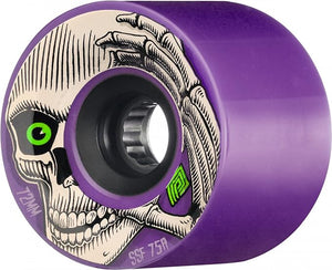 Powell Peralta Kevin Reimer 72mm Soft Slide Formula  Wheels - Purple