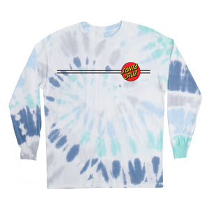 Santa Cruz Classic Dot Youth Longsleeve T-Shirt - Glacier