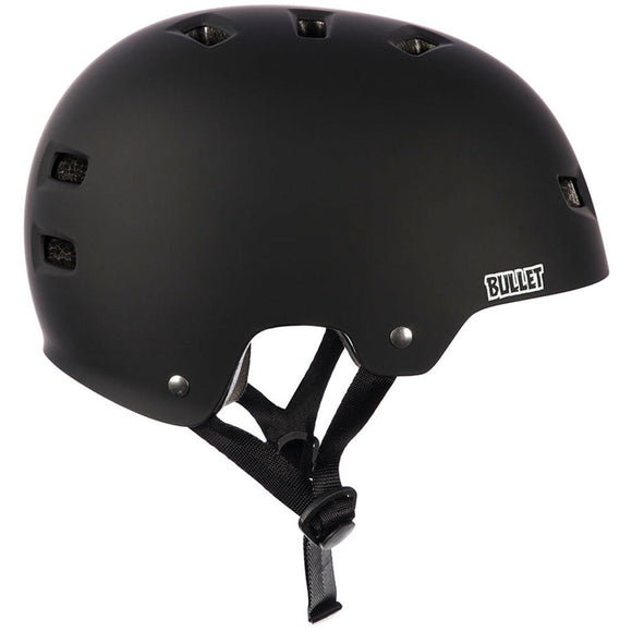Bullet Deluxe Skateboard Helmet - Matte Black