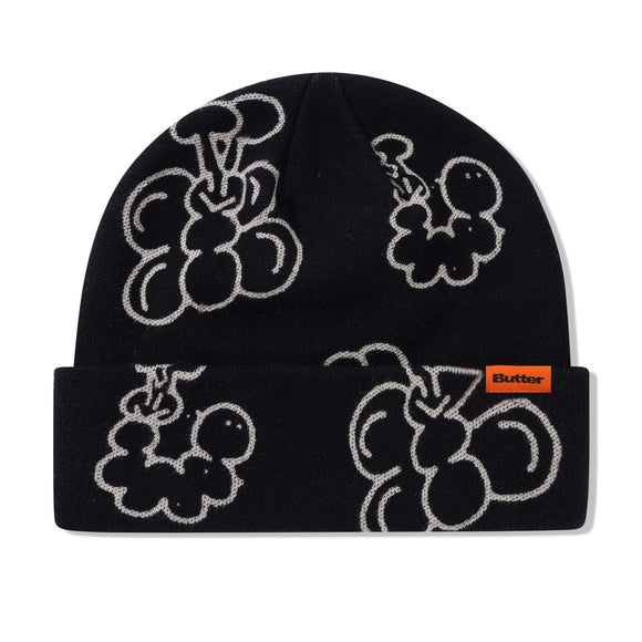 Butter Goods Bugs Beanie  - Black