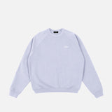Dime Cursive Small Logo Crewneck- Grey Lavender