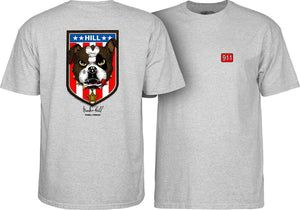 Powell Peralta Frankie Hill Bulldog T-Shirt - Grey