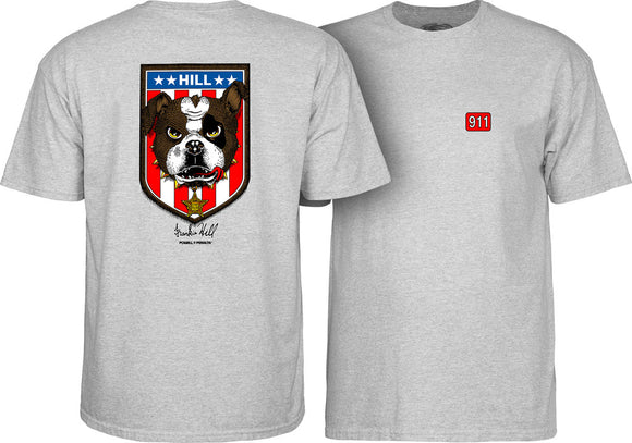 Powell Peralta Frankie Hill Bulldog T-Shirt - Grey