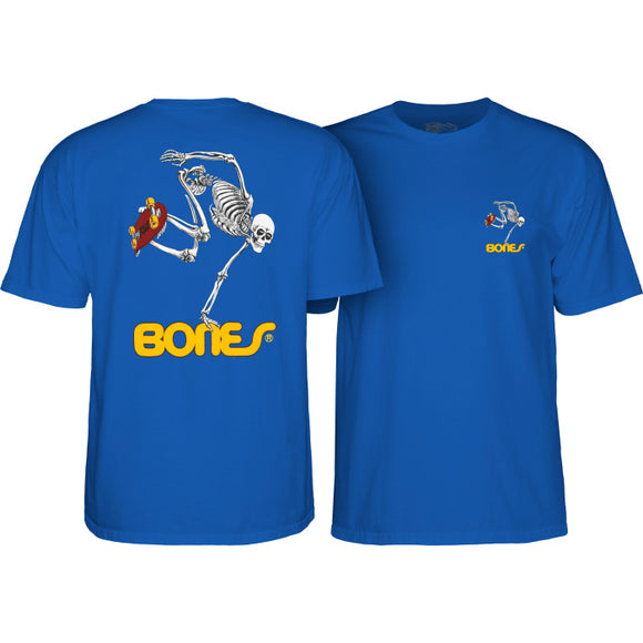 Powell Peralta Skateboard Skeleton Youth T-Shirt - Royal Blue