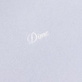 Dime Cursive Small Logo Crewneck- Grey Lavender