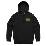 By And By Grunge Retirement Community Hooded Sweatshirt - Black