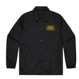 By and By Grunge Retirement Community Button Down Jacket - Black