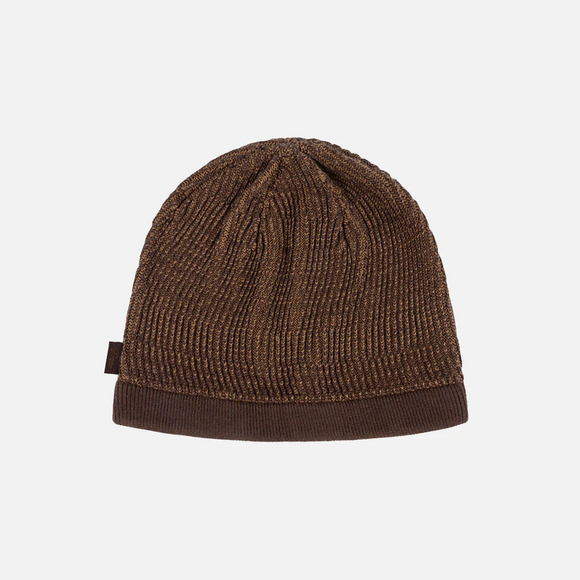 Dime Wave Knit Skully - Brown