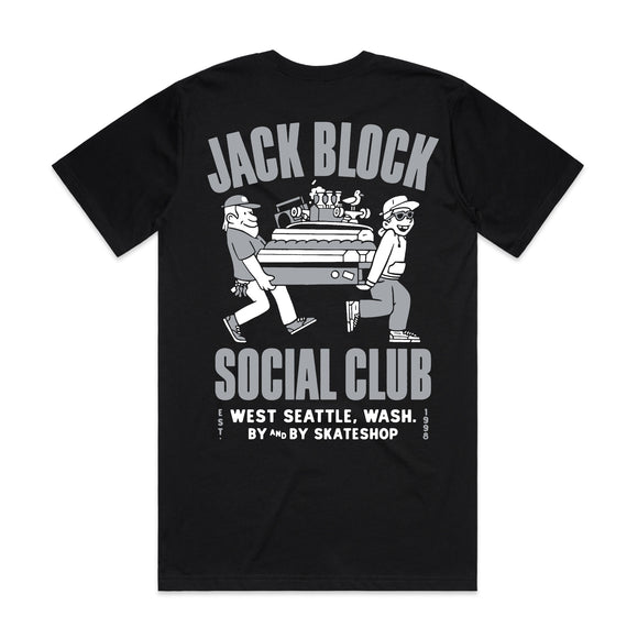 By And By Jack Block T-Shirt - Black