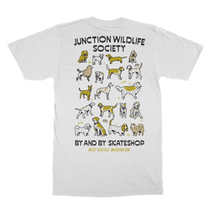 By And By Junction Wildlife T-Shirt- White