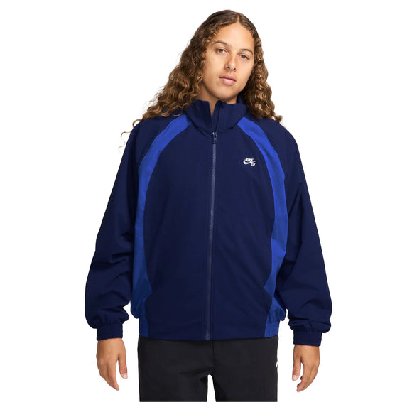 ★NIKE★SB FULL ZIP SKATEBOARDING フーディ★追跡可 Nike SB Full Zip Woven Skate Jacket - Blue – byandbyseattle