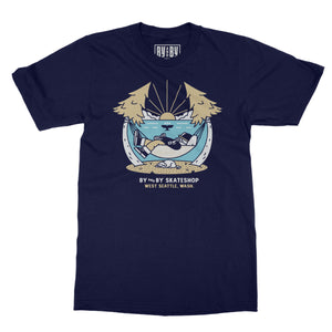 By And By Nap T-Shirt - Midnight Blue