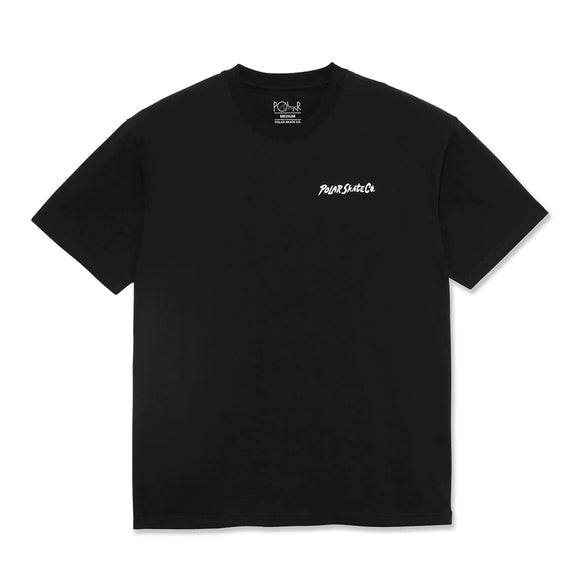 Polar Skate Co Campfire T Shirt - Black
