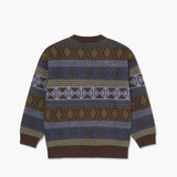 Polar George Sweater - Blue Green Mix