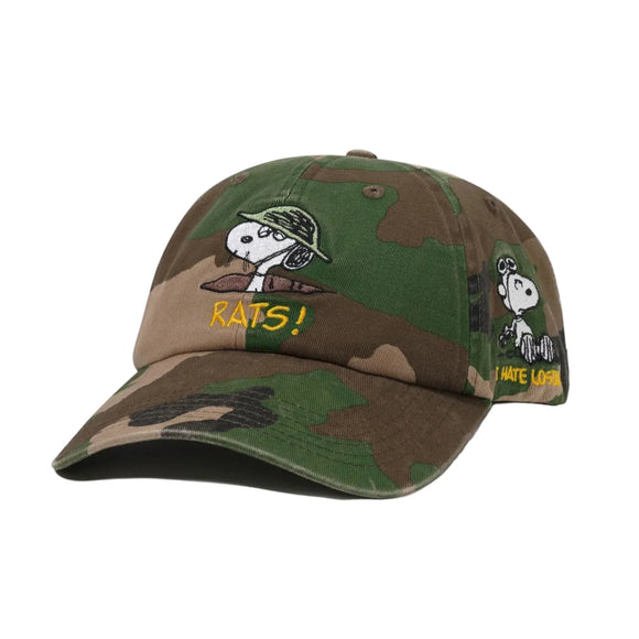 Butter Goods Rats 6-Panel Cap - Washed Camo
