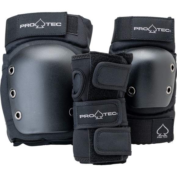 Protec Street Adult 3 Pack - Black