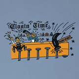Pass~Port 'Closin' Time' Tee - Washed Out Blue