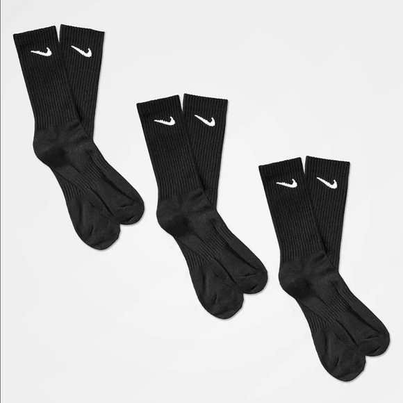 Nike Everyday Dri-Fit Socks (3-Pack) - Black