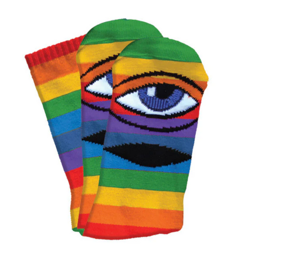 Toy Machine Sect Eye Socks - Rainbow