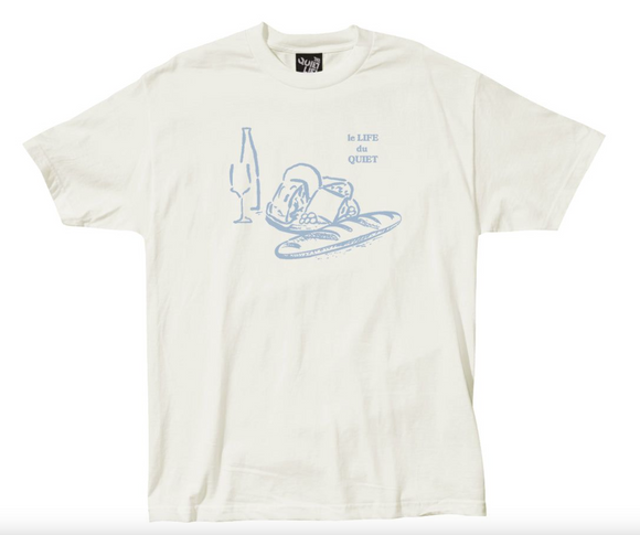The Quiet Life - Wine Cheese T-Shirt - Cream