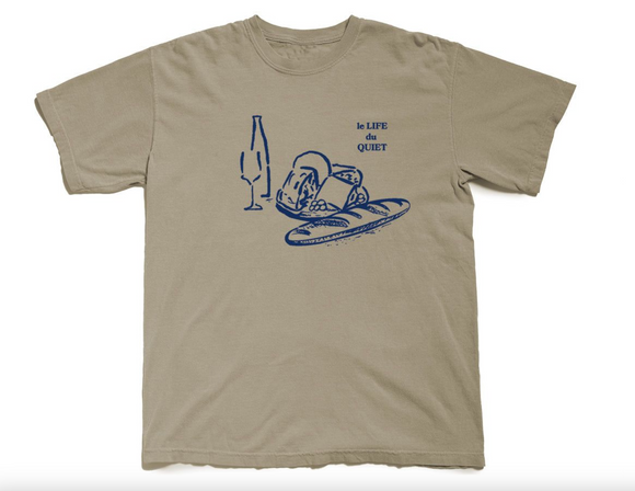 The Quiet Life Wine Cheese T-Shirt