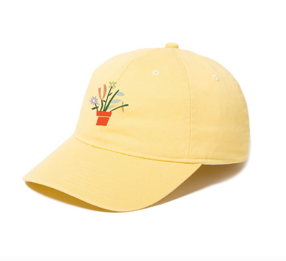 The Quiet Life Plant Dad Hat - Yellw