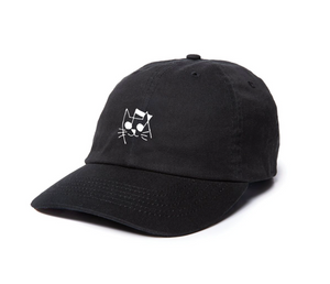 The Quiet Life Music Cat Dad Hat - Black