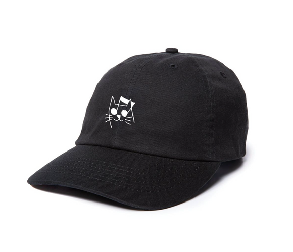 The Quiet Life Music Cat Dad Hat - Black