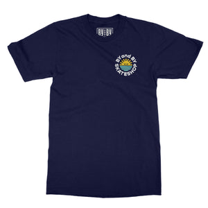 By And By Sunset T-Shirt - Navy