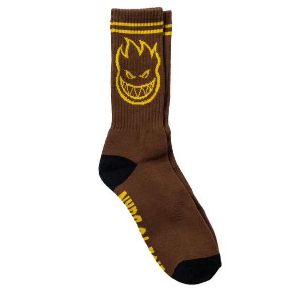 Spitfire Bighead Socks - Gold / Brown