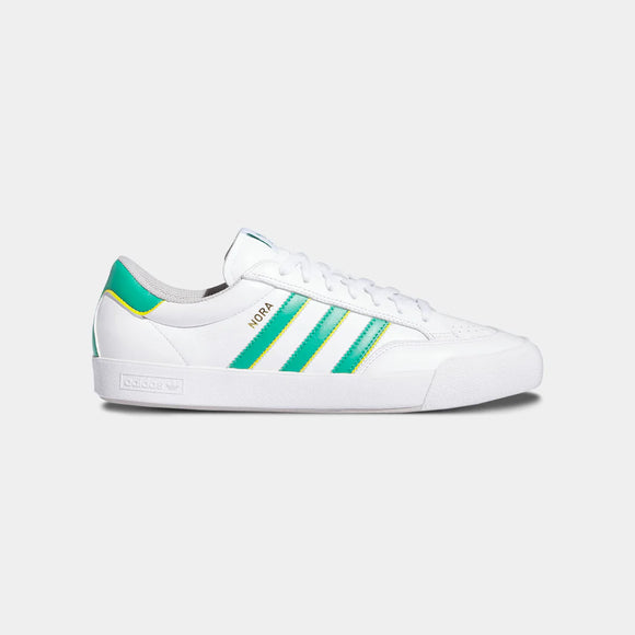 Adidas Nora - Nora - White / Green / Gum