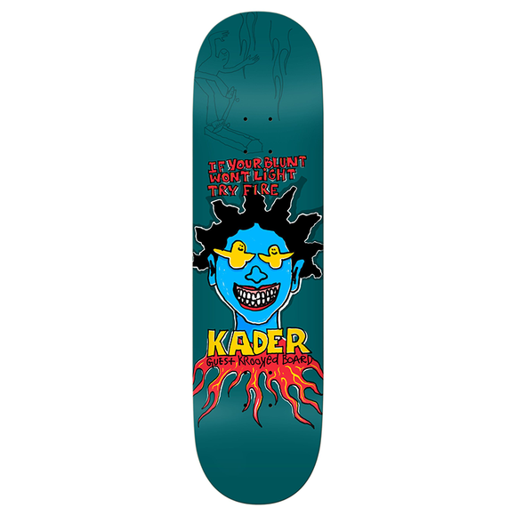 Krooked Kader Guest Skateboard Deck size 8.5