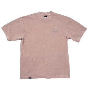 Quiet Life Middle Of Nowhere Embroidered T-Shirt - Rose Quartz