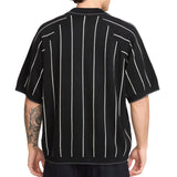 Nike SB Stripe Shortsleeve Polo Sweater - Black/Sail/Black