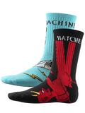 Toy Machine Bury The Hatchet Crew Socks - Blue/Black