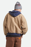 Brixton Canvas Hooded Bomber Jacket