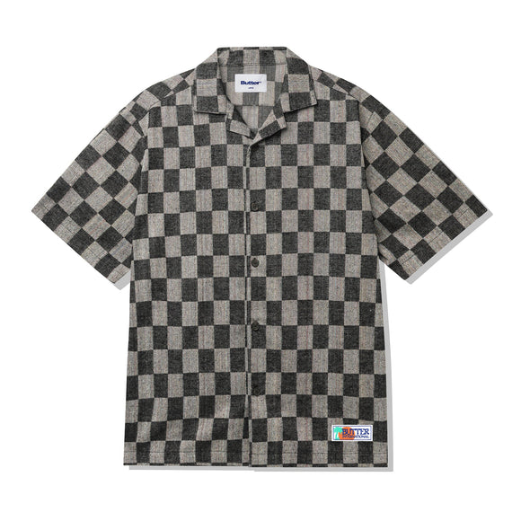 Butter Goods Checker Vacation Shirt - Black