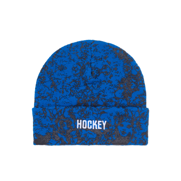 Hockey Nest Beanie - Blue/Black