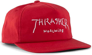 Thrasher Worldwide SnapBack - Red