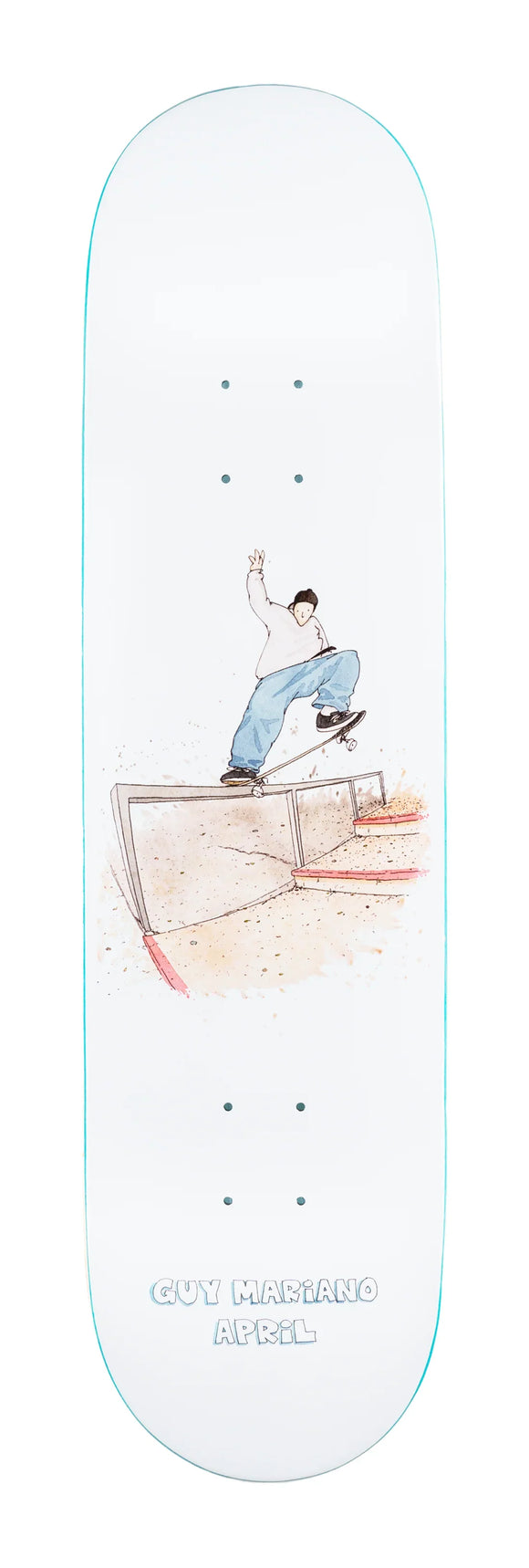 April Skateboards Guy Mariano Chinatown  Skateboard Deck- 8.0/8.25