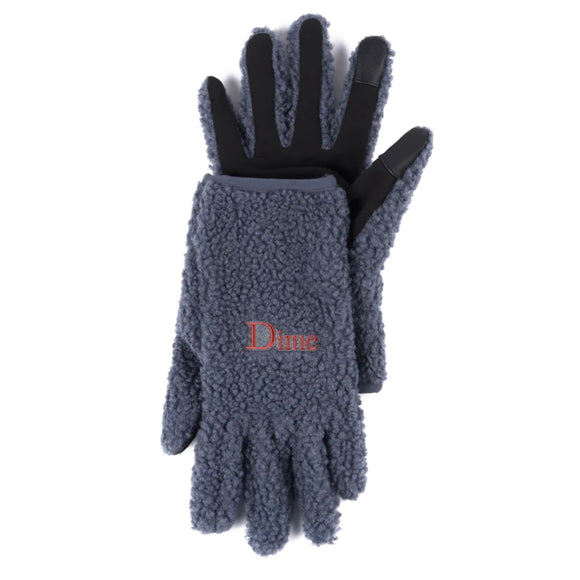 Dime Polar Fleece Gloves - Cool Grey